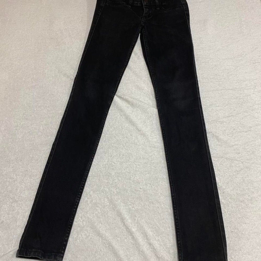 Black Hollister California skinny denim jeans W24/L31. SKU307